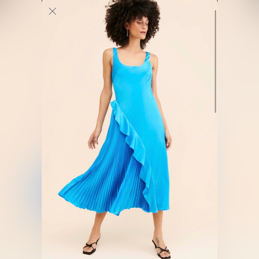 Liv Satin Midi Dress
